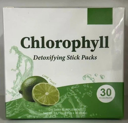 Chlorophyll Powder Plant-Based Drink Mix Supplement 30 Count