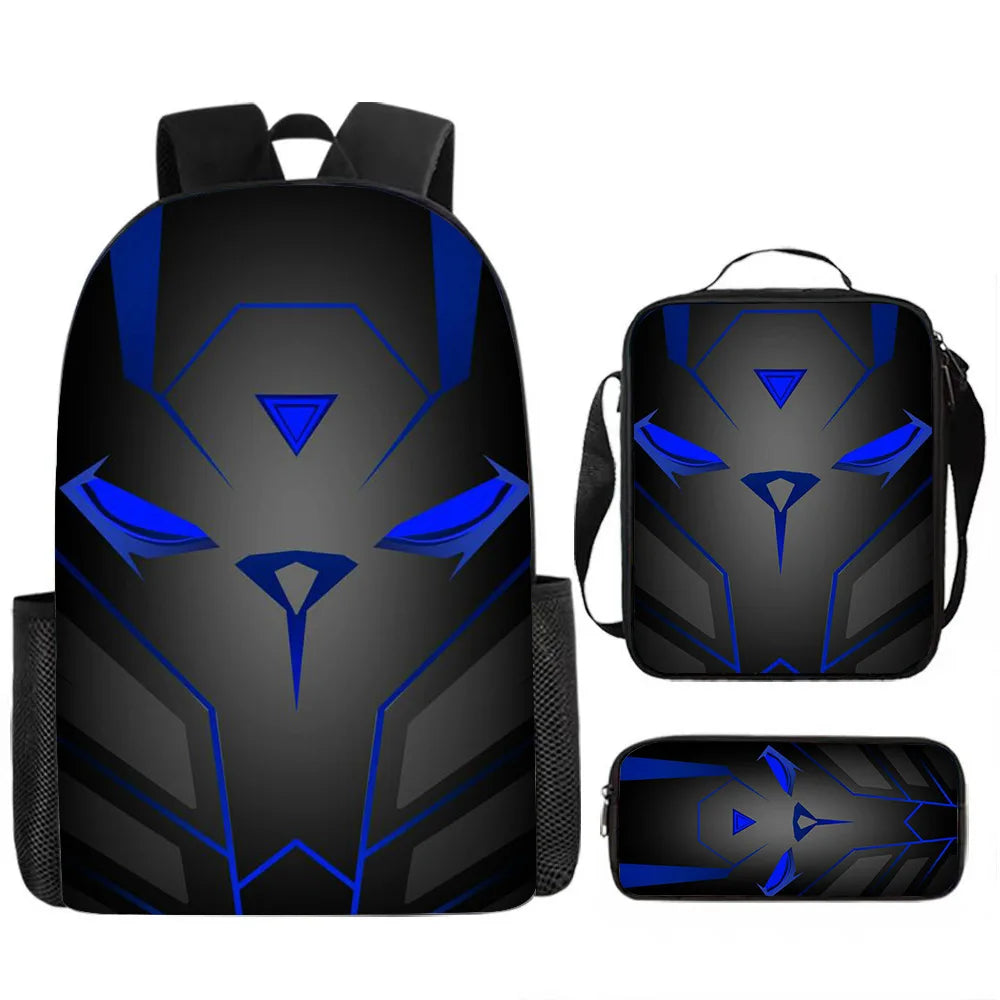 Kids' Fashion Oxford 3D Print School Backpack Set