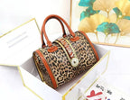 Women's Microfiber Synthetic Leather Boston Handbag
