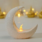 Star Moon LED Candlestick Lamp and Eid Festive Tabletop Ornament