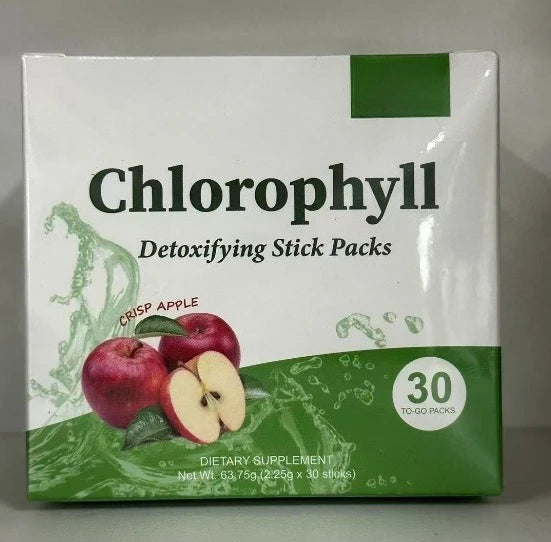 Chlorophyll Powder Plant-Based Drink Mix Supplement 30 Count