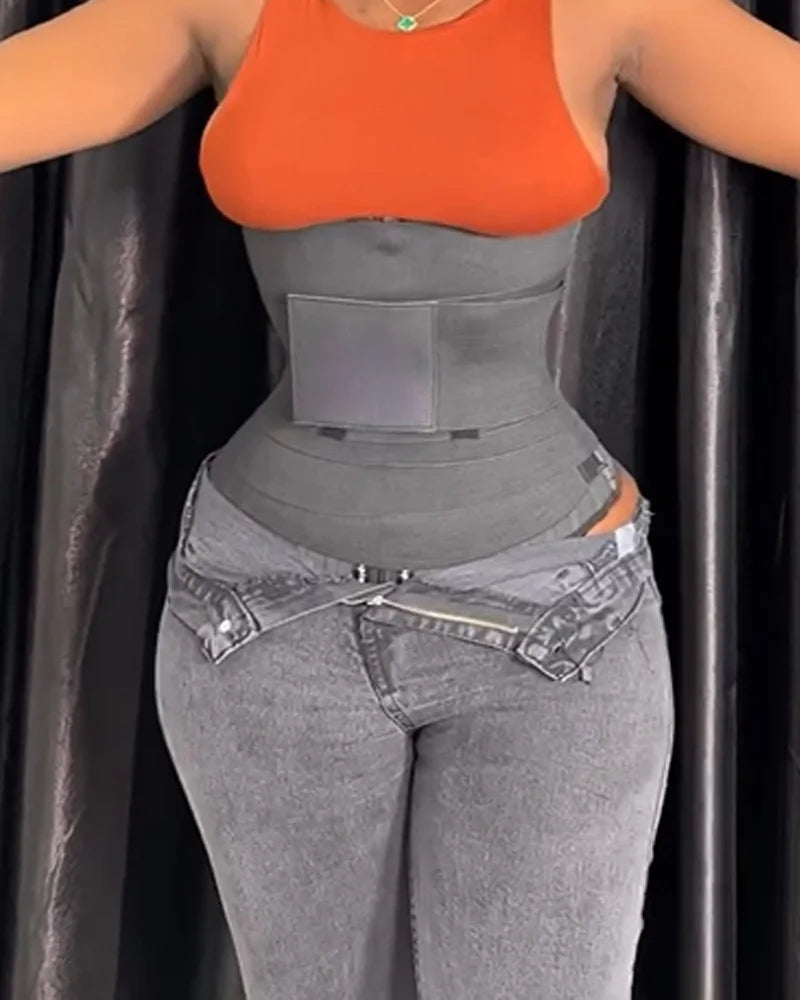 Women's Postpartum Firm Control Waist Trainer Vest Black