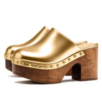 Women's Closed Toe Platform High Heel Slippers