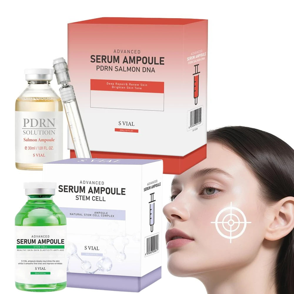 Women's PDRN Salmon DNA Stem Cell Brightening Ampoule Serum 1 fl oz