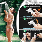Portable Solar Heated Camping Shower with 5.3-Gallon Bag