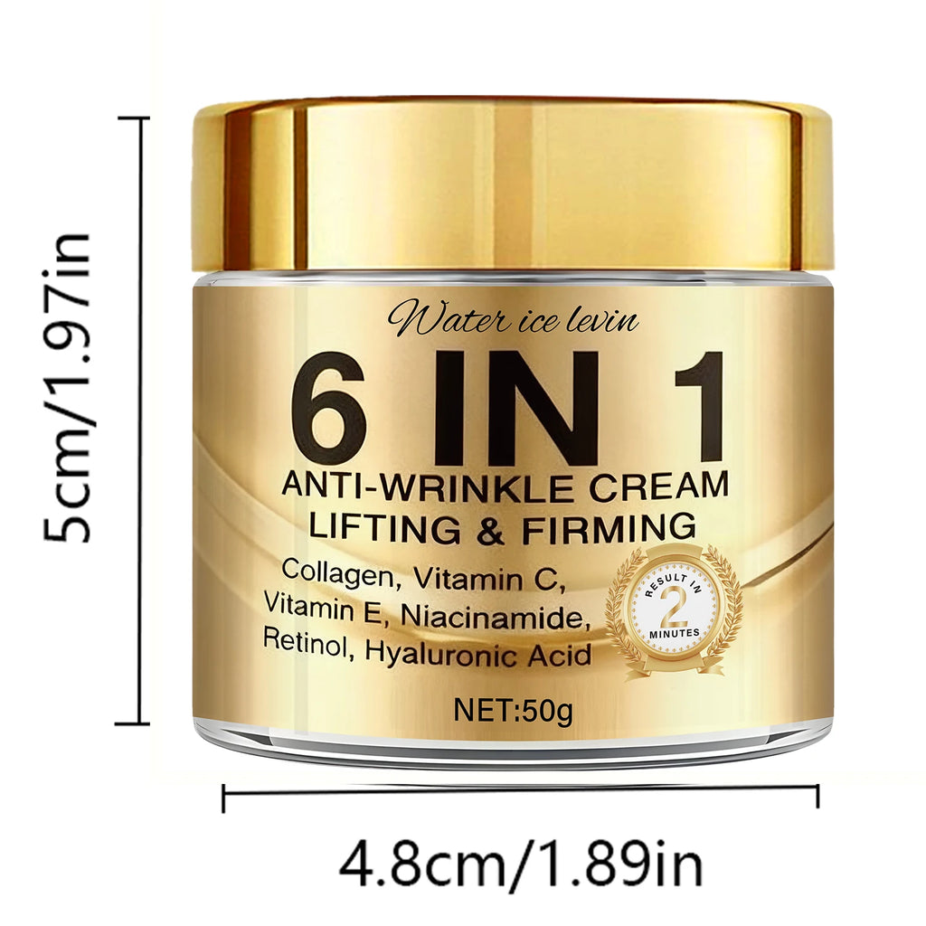 Unisex 6-in-1 Collagen Retinol Firming Anti-Wrinkle Face Cream WA-03-1185 1.8 oz