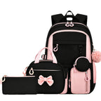 Girls' Waterproof Large Kawaii School Laptop Backpack Set