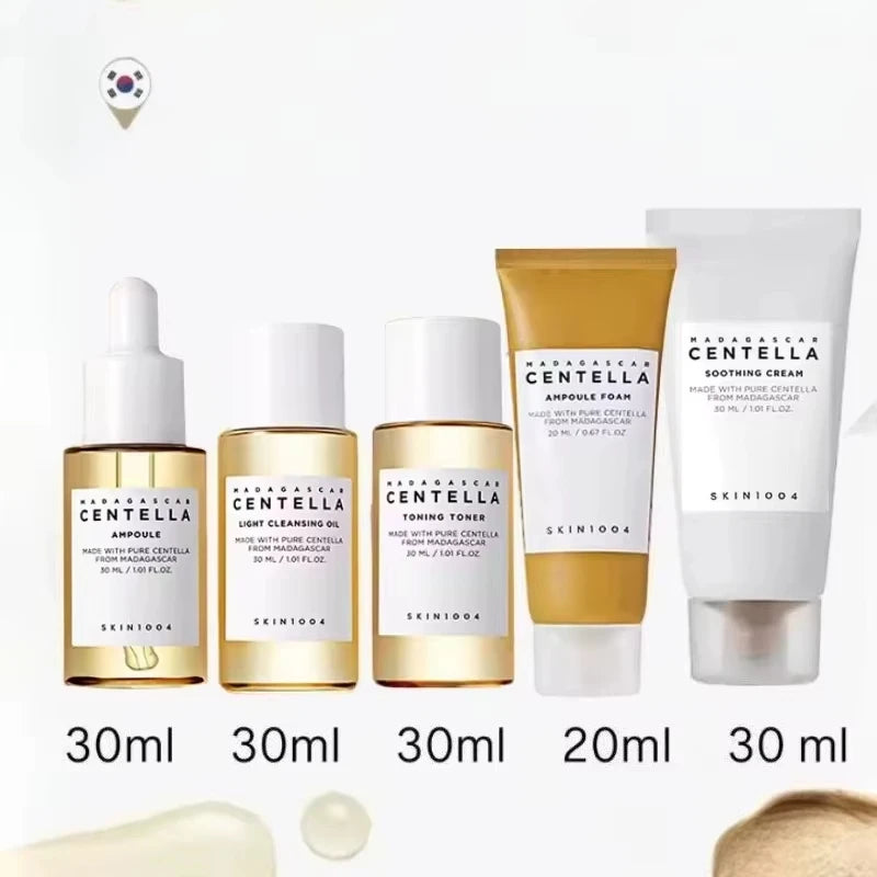 SKIN1004 Madagascar Centella Travel Skincare Kit 5-Piece Set