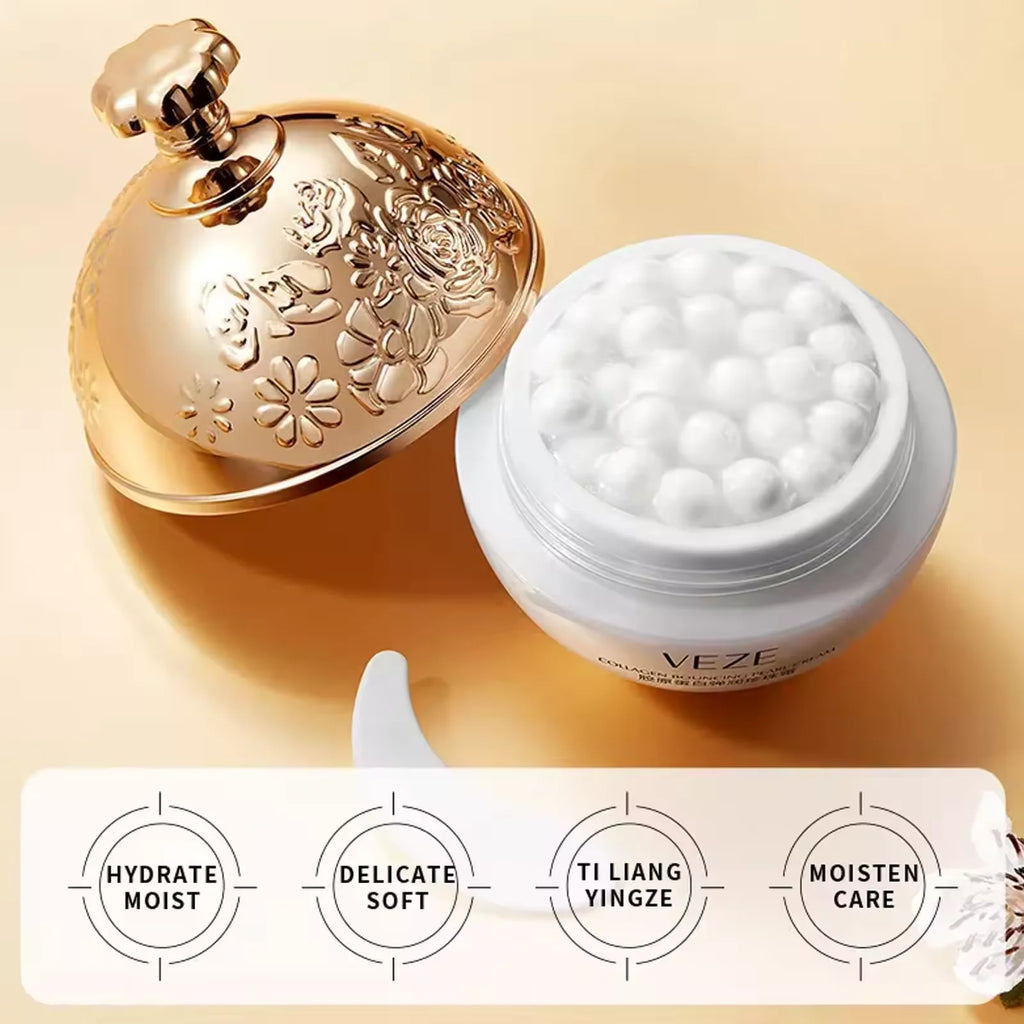 Women's Collagen Pearl Caviar Firming Anti-Wrinkle Face Cream 1.1 oz