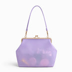 Women's Retro Kiss Lock Frame Shoulder Clutch Bag