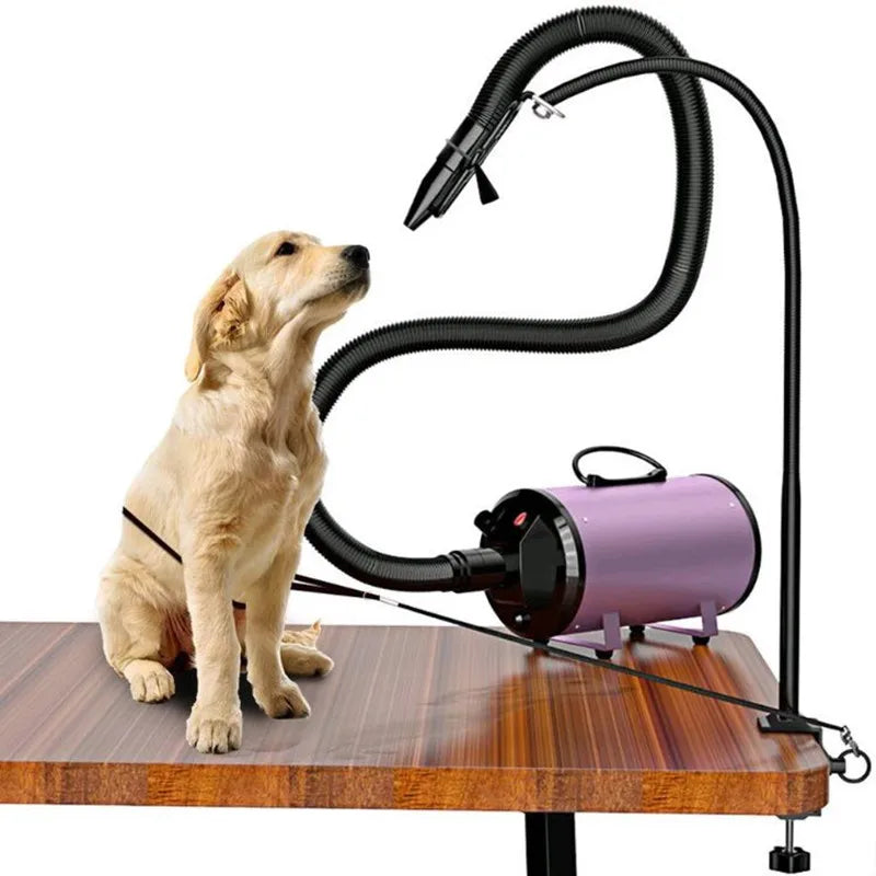 Telescopic Pet Hair Dryer Bracket and Flexible Grooming Stand
