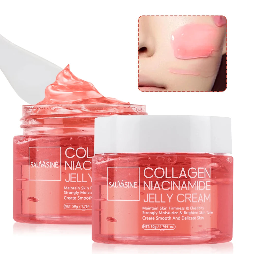 Unisex Collagen & Niacinamide Glow Hydrating Jelly Face Cream