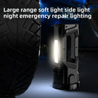 Rechargeable LED Flashlight and Waterproof Outdoor Searchlight