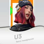 HiFi Wireless Bluetooth On Ear Foldable Headphones U3