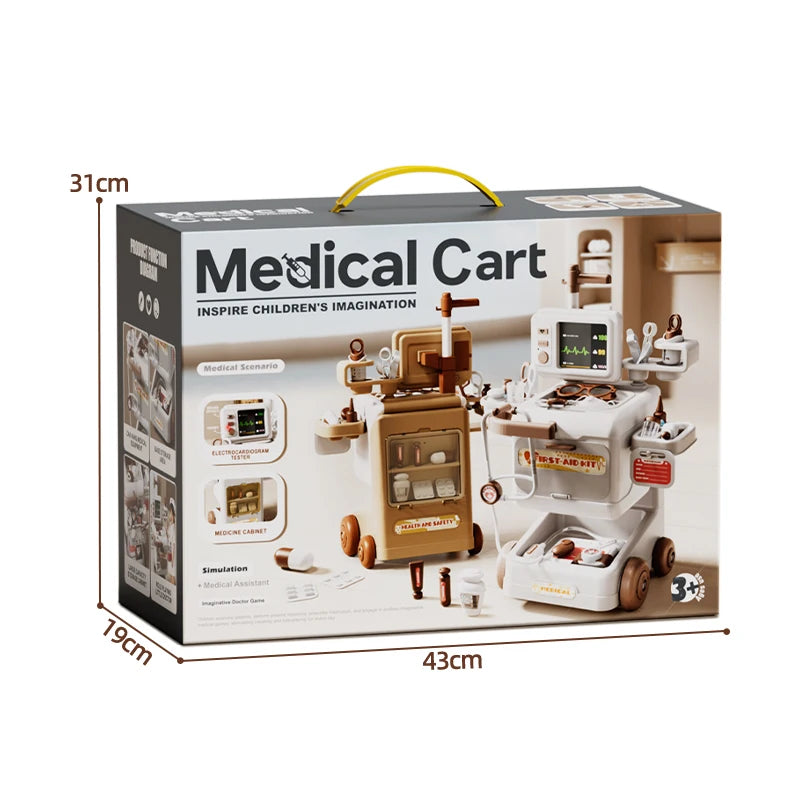 Kids' Doctor Play Set with Stethoscope Medical Toy Kit