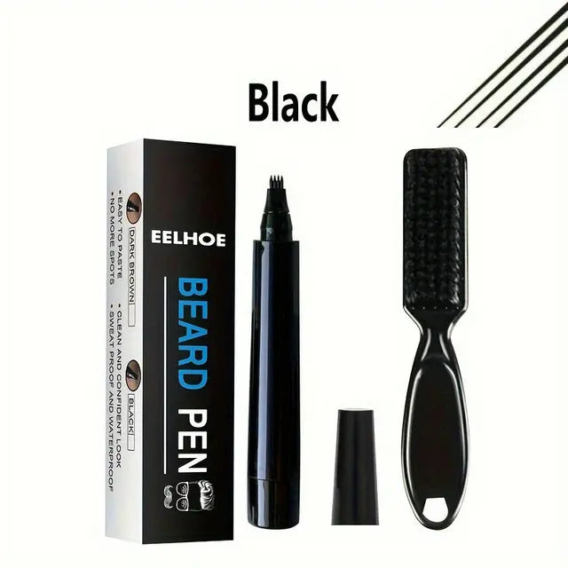 Men's Waterproof Beard Filling Pen Shaping Kit