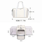 Expandable Double-Sided Pet Carrier Bag Breathable Travel Tote for Cats and Small Dogs