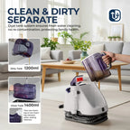 Portable Carpet and Upholstery Cleaner with Large Water Tank