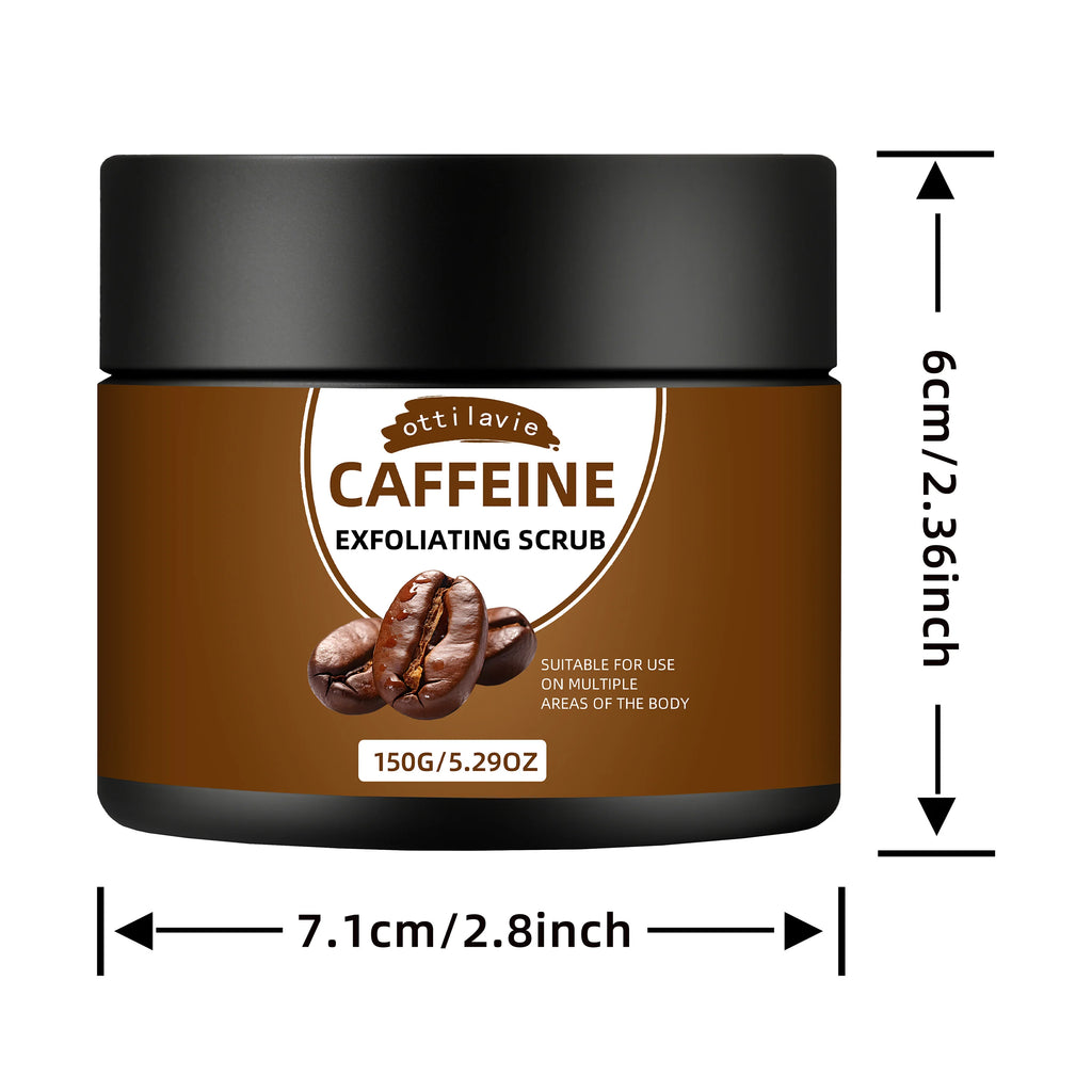 Caffeine Exfoliating Scrub and Gentle Deep Cleansing Body Cream