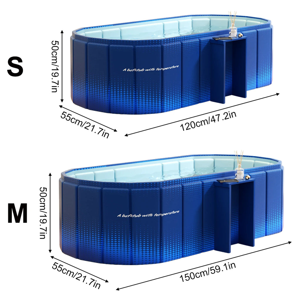 Portable Insulated Cold Plunge Ice Bath Tub for Shower