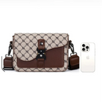 Men's Fashion PU Leather Minimalist Crossbody Messenger Bag