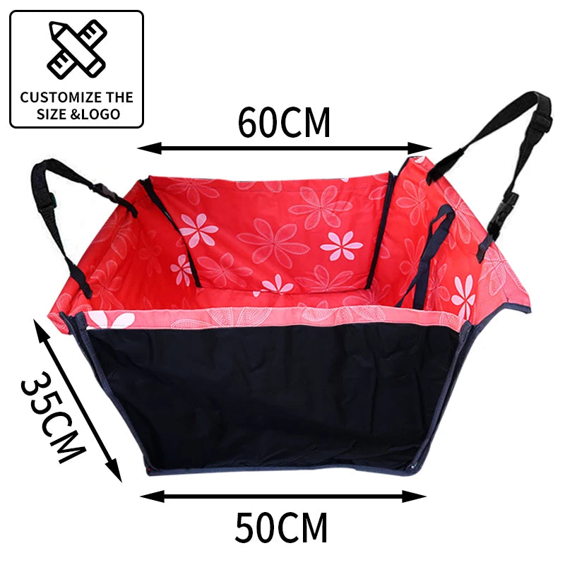 Waterproof Dog Car Seat Cover with Hammock Protector and Non-Slip Backing