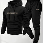 Men's Casual Hoodie and Sweatpants Two Piece Tracksuit Set