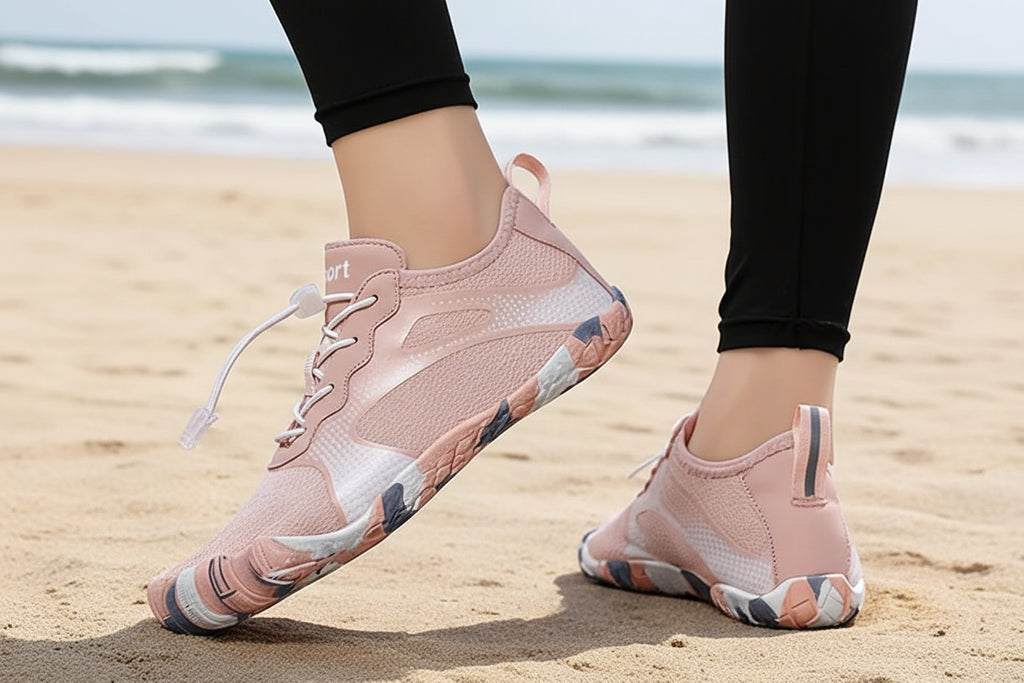 Unisex Breathable Mesh Barefoot Five-Finger Shoes Wide Toe