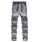 Men's Casual Fleece Zip Hooded Jacket and Pants Set