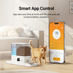 Automatic WiFi Pet Feeder and Water Fountain 2-in-1 Smart App Control