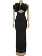 Women's Sleeveless Hollow Out Backless Bodycon Dress