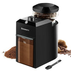 Automatic Flat Burr Mill Coffee Grinder with 28 Grind Settings CBG-8001
