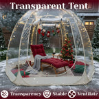 Instant Pop-Up Bubble Tent and Weatherproof Igloo Screen House Beige