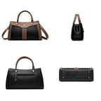 Women's Multi Layered Soft Leather Shoulder Crossbody Bag