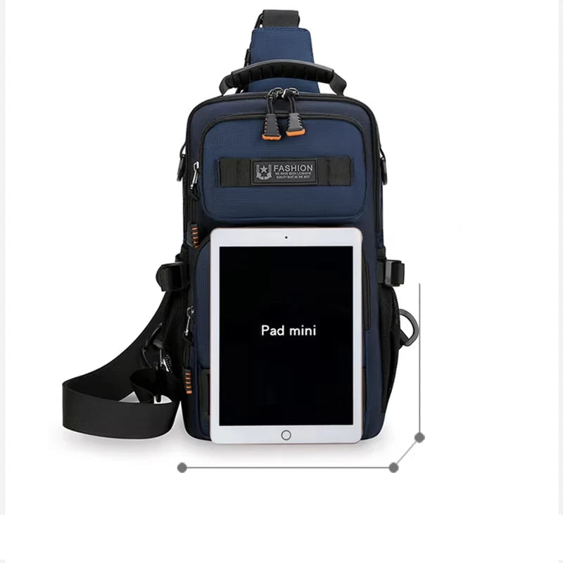 Men's Tactical Outdoor Oxford Crossbody Chest Bag