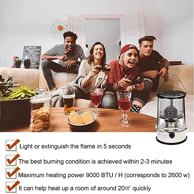 Portable Kerosene Stove Heater and Outdoor Camping Grill