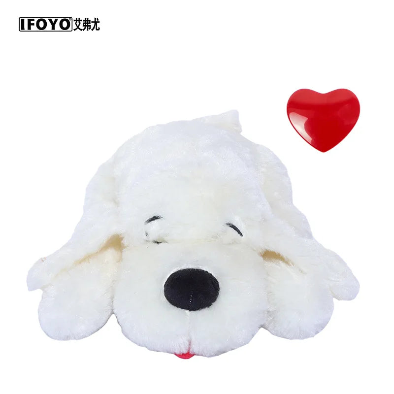 Heartbeat Puppy Dog Snuggle Toy Anxiety Relief Plush Behavioral Training Sleep Aid
