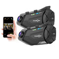 Motorcycle Helmet Bluetooth Intercom and 1080P Dash Cam Headset