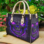 Women's Skull Pattern Faux Leather Shoulder Tote Bag