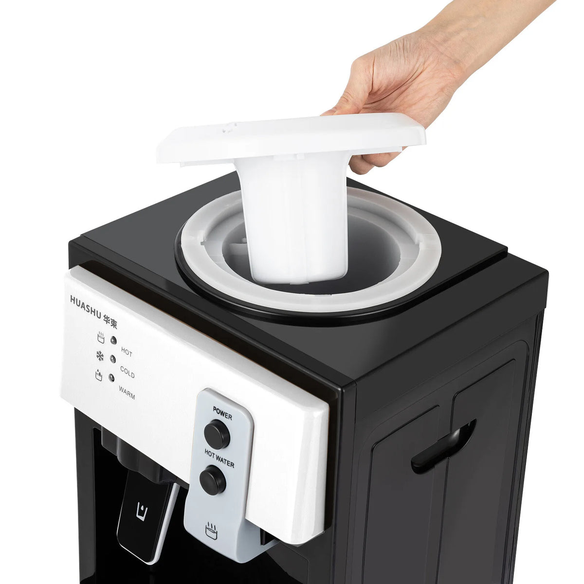 Countertop Water Cooler Dispenser and Hot Cold Drinking Machine