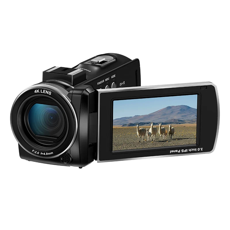 4K Digital Camera and 64MP Vlogging Camcorder