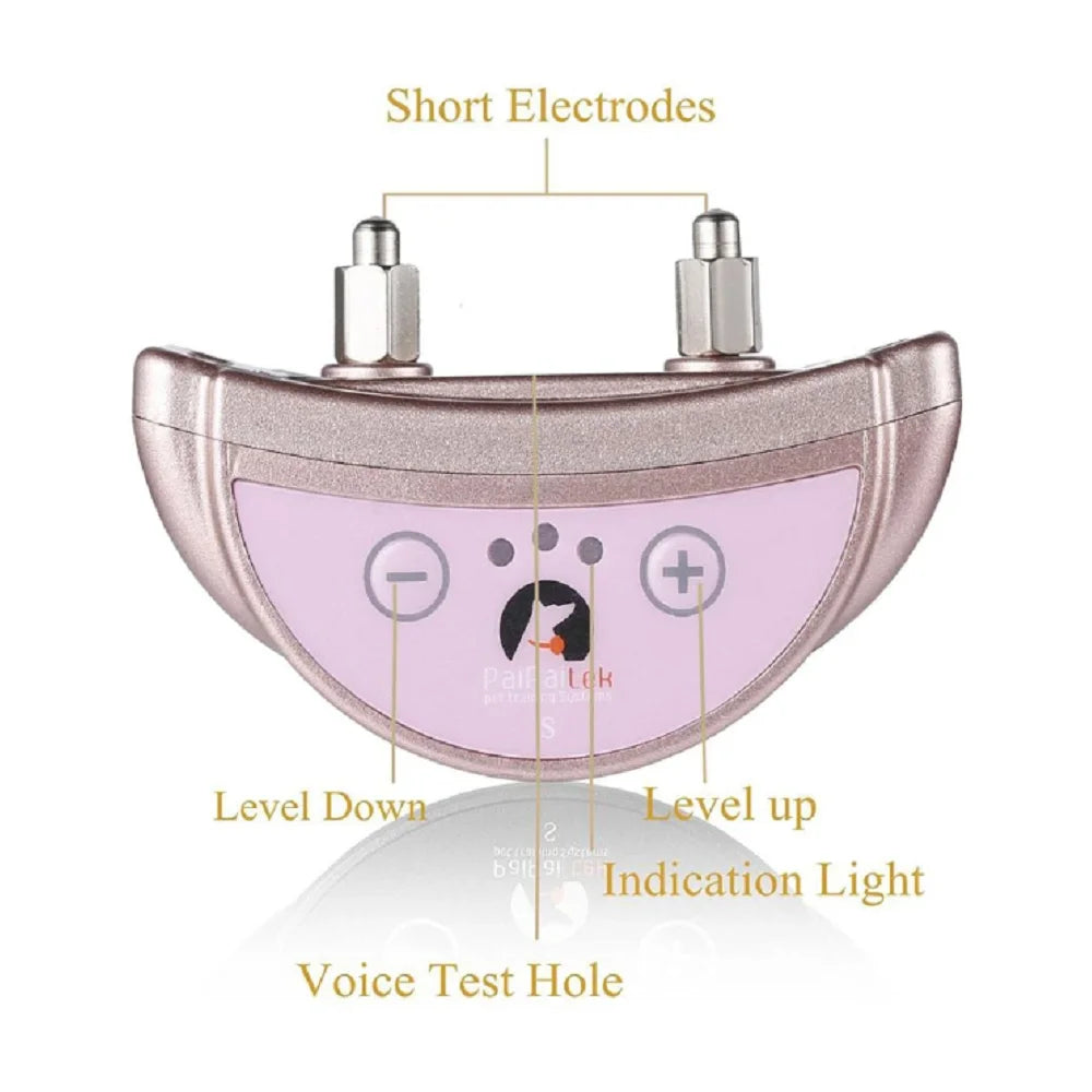 Rechargeable Anti-Bark Dog Training Collar Waterproof IPX5 Automatic Beep & Shock
