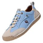 Women's Handmade Leather Casual Shoes British Style Retro Sneakers