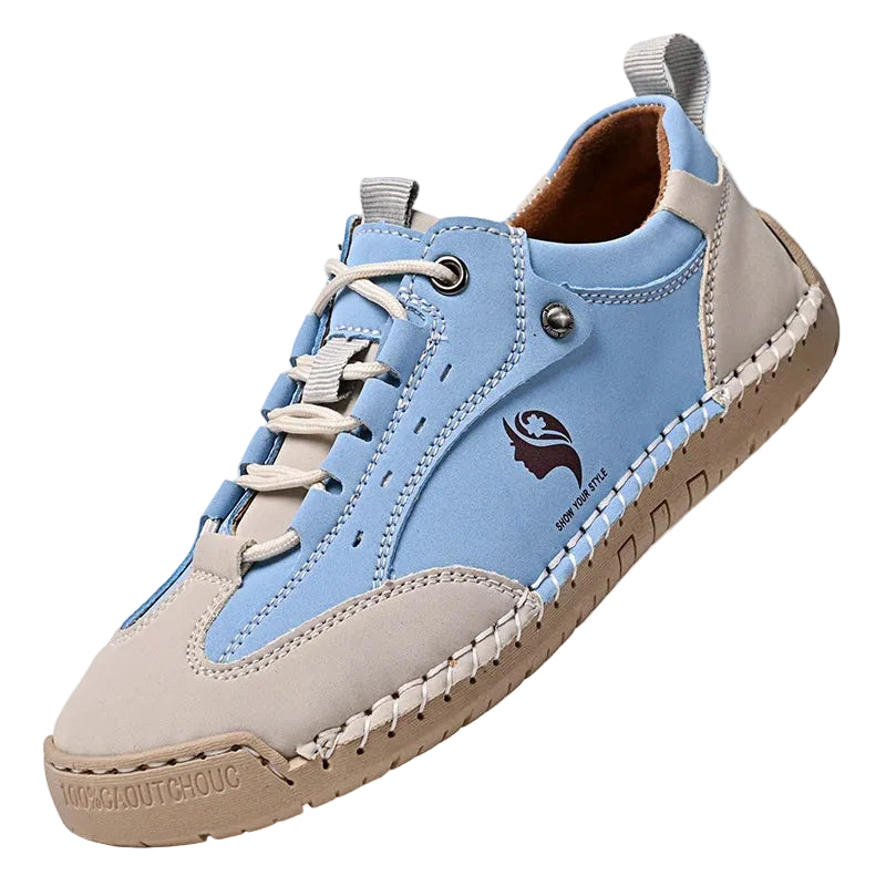 Women's Handmade Leather Casual Shoes British Style Retro Sneakers