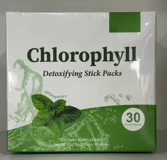 Chlorophyll Powder Plant-Based Drink Mix Supplement 30 Count