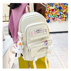 Girls' Casual Harajuku School Backpack 5-Piece Bag Set