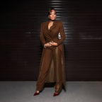 Men's Tailored Two-Piece Blazer and Pants Suit