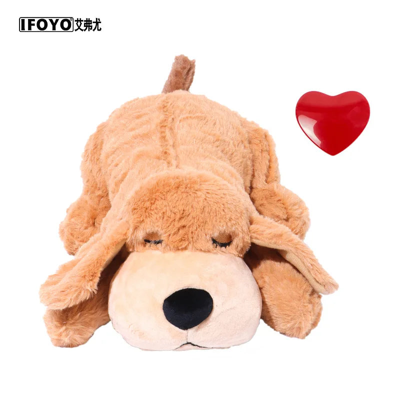 Heartbeat Puppy Dog Snuggle Toy Anxiety Relief Plush Behavioral Training Sleep Aid