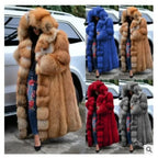Women's Thick Warm Hooded Faux Fur Coat