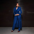 Men's Tailored Two-Piece Blazer and Pants Suit